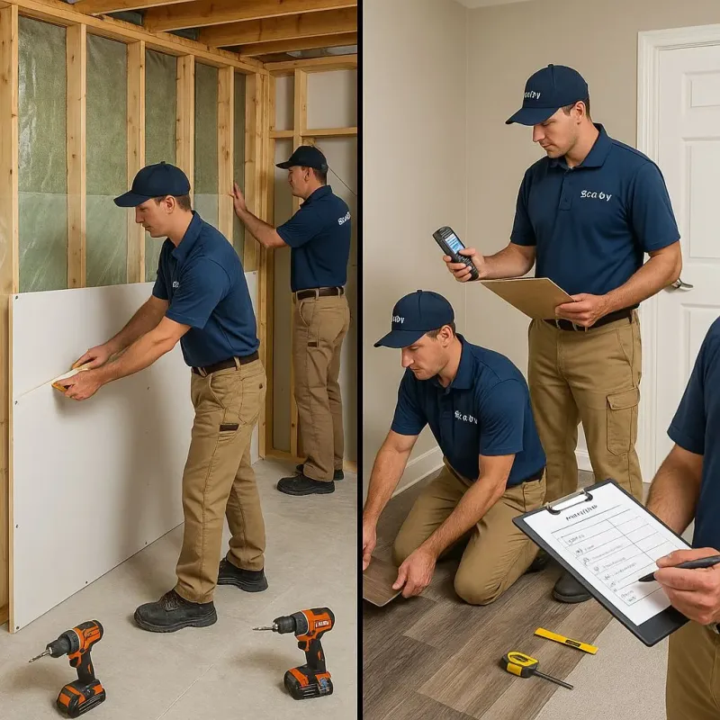 Repairs and Reconstruction process in Oceanside, NY